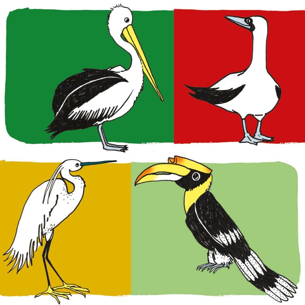 Oiseaux par Table à Cartes
